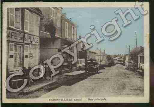 Ville de RADONVILLIERS Carte postale ancienne