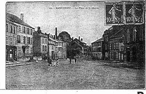 Ville de RAUCOURTETFLABA Carte postale ancienne