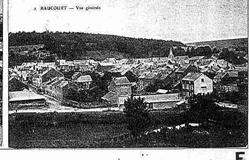 Ville de RAUCOURTETFLABA Carte postale ancienne