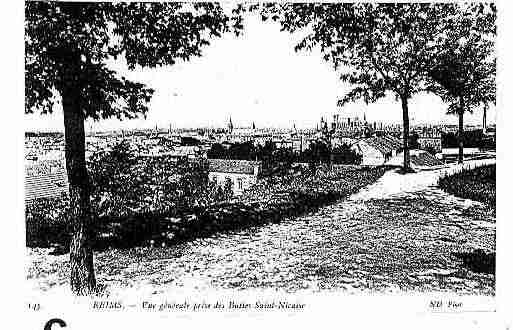 Ville de REIMS Carte postale ancienne