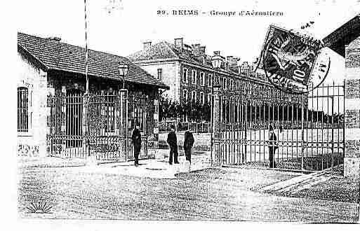 Ville de REIMS Carte postale ancienne