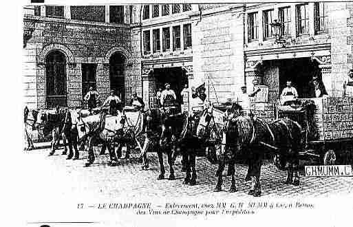 Ville de REIMS Carte postale ancienne