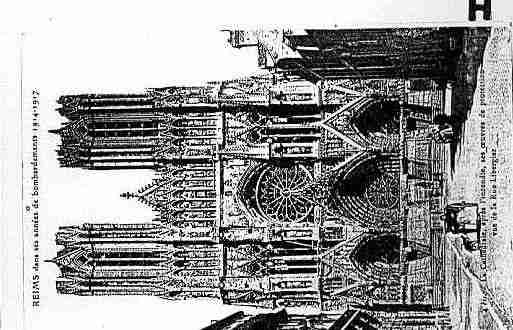 Ville de REIMS Carte postale ancienne