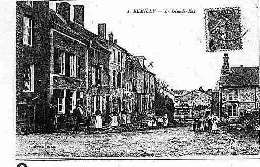 Ville de REMILLYAILLICOURT Carte postale ancienne