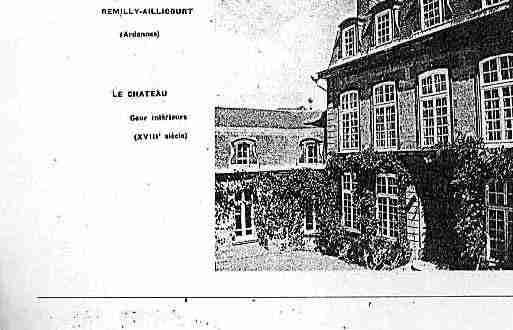 Ville de REMILLYAILLICOURT Carte postale ancienne