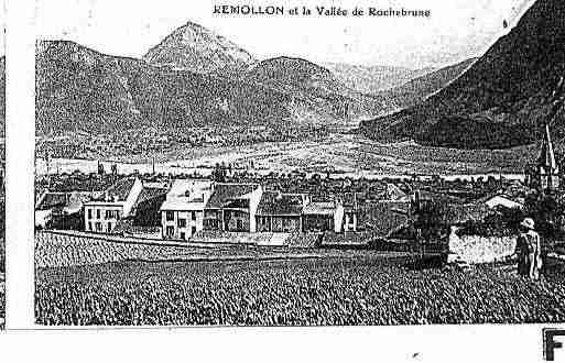 Ville de REMOLLON Carte postale ancienne