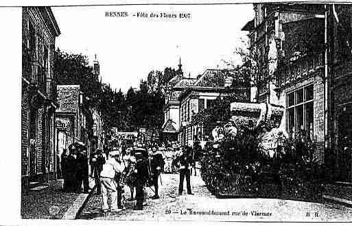 Ville de RENNES Carte postale ancienne