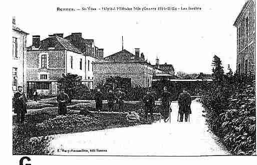 Ville de RENNES Carte postale ancienne