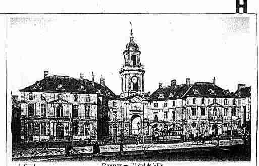 Ville de RENNES Carte postale ancienne