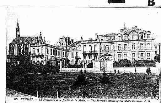 Ville de RENNES Carte postale ancienne