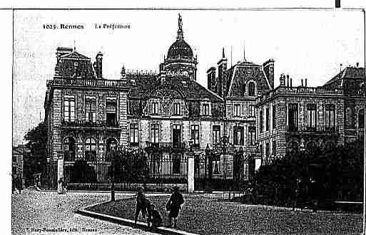 Ville de RENNES Carte postale ancienne