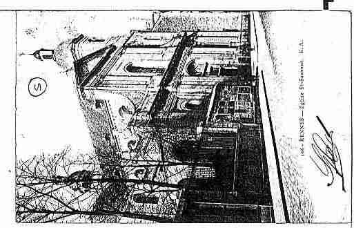 Ville de RENNES Carte postale ancienne