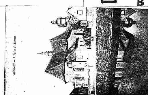 Ville de RENNES Carte postale ancienne