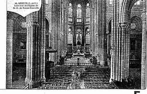 Ville de RENNES Carte postale ancienne