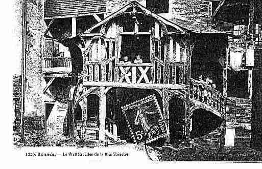 Ville de RENNES Carte postale ancienne
