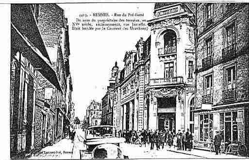 Ville de RENNES Carte postale ancienne