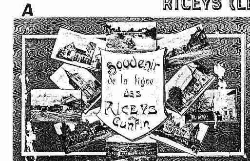 Ville de RICEYS(LES) Carte postale ancienne