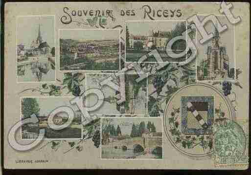 Ville de RICEYS(LES) Carte postale ancienne