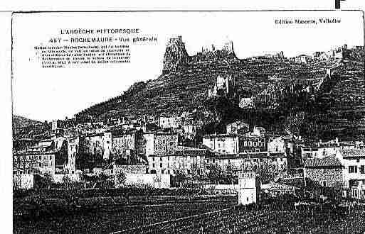 Ville de ROCHEMAURE Carte postale ancienne