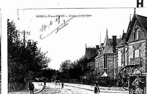 Ville de ROMILLYSURSEINE Carte postale ancienne