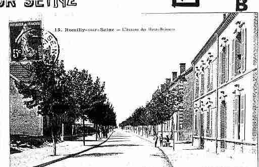 Ville de ROMILLYSURSEINE Carte postale ancienne