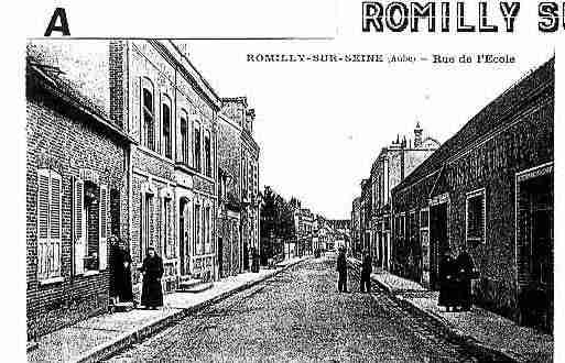 Ville de ROMILLYSURSEINE Carte postale ancienne