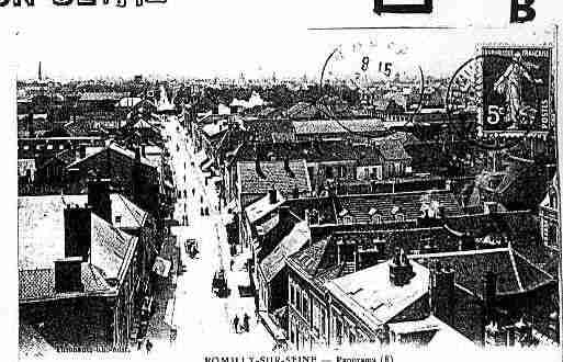 Ville de ROMILLYSURSEINE Carte postale ancienne Ville de ROMILLYSURSEINE Carte postale ancienne
