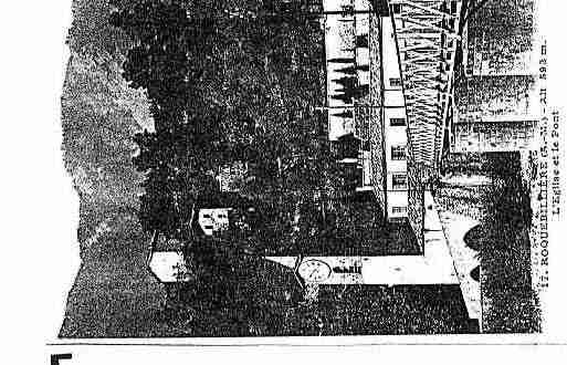 Ville de ROQUEBILLIERE Carte postale ancienne