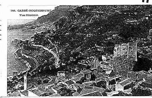 Ville de ROQUEBRUNECAPMARTIN Carte postale ancienne Ville de ROQUEBRUNECAPMARTIN Carte postale ancienne