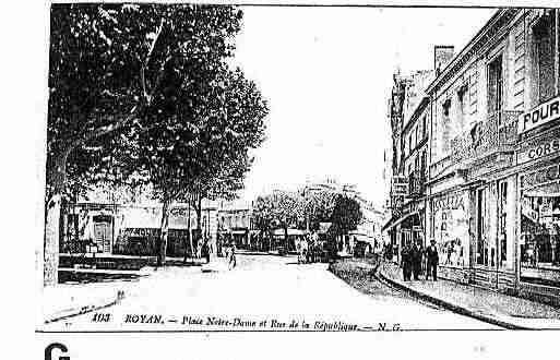 Ville de ROYAN Carte postale ancienne