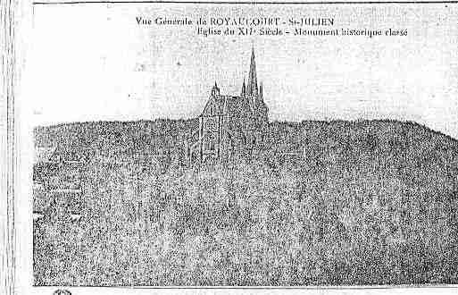 Ville de ROYAUCOURTETCHAILVET Carte postale ancienne