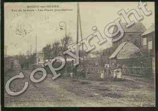 Ville de ROZOYSURSERRE Carte postale ancienne