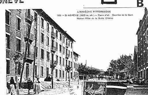 Ville de SAINTAGREVE Carte postale ancienne
