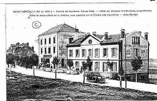 Ville de SAINTAGREVE Carte postale ancienne