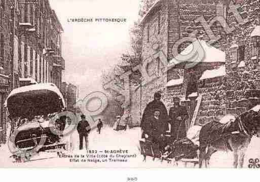 Ville de SAINTAGREVE Carte postale ancienne