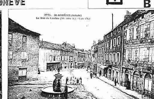 Ville de SAINTAGREVE Carte postale ancienne