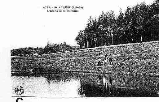 Ville de SAINTAGREVE Carte postale ancienne