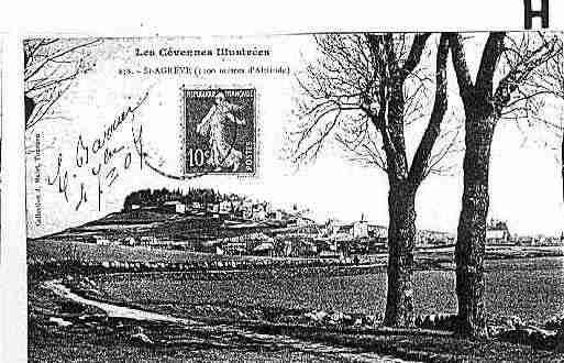Ville de SAINTAGREVE Carte postale ancienne