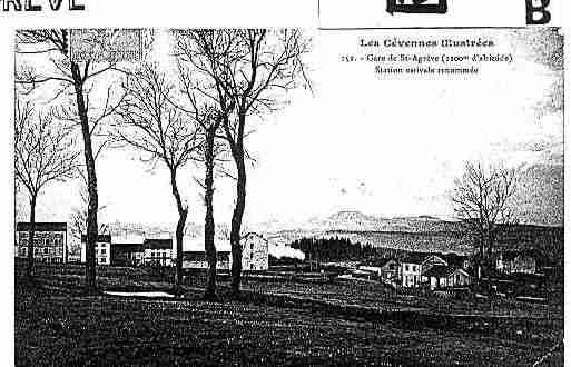 Ville de SAINTAGREVE Carte postale ancienne