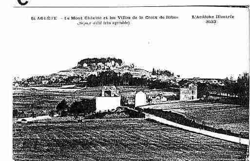 Ville de SAINTAGREVE Carte postale ancienne