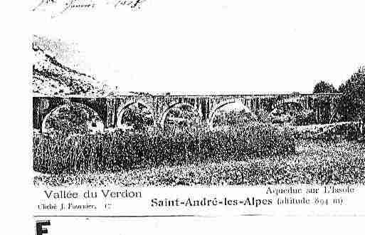 Ville de SAINTANDRELESALPES Carte postale ancienne