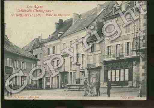 Ville de SAINTBONNET Carte postale ancienne