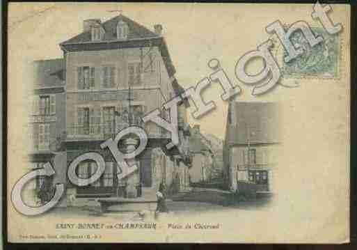 Ville de SAINTBONNET Carte postale ancienne