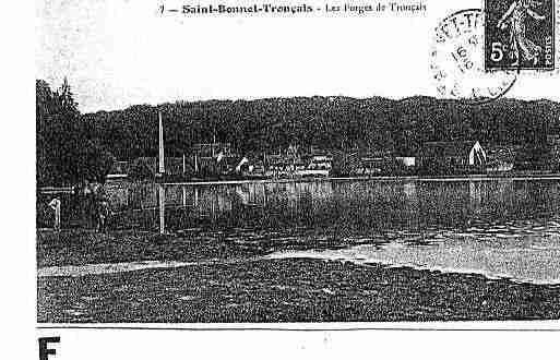 Ville de SAINTBONNETTRONCAIS Carte postale ancienne