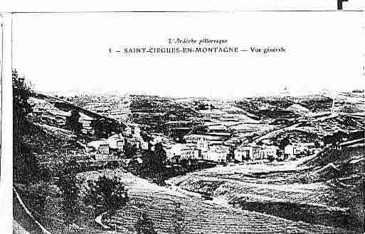 Ville de SAINTCIRGUESENMONTAGNE Carte postale ancienne