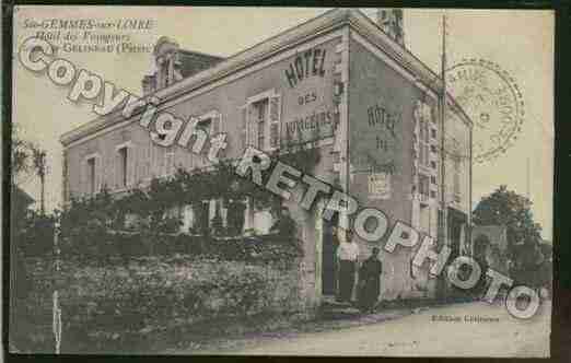 Ville de SAINTEGEMMESSURLOIRE Carte postale ancienne