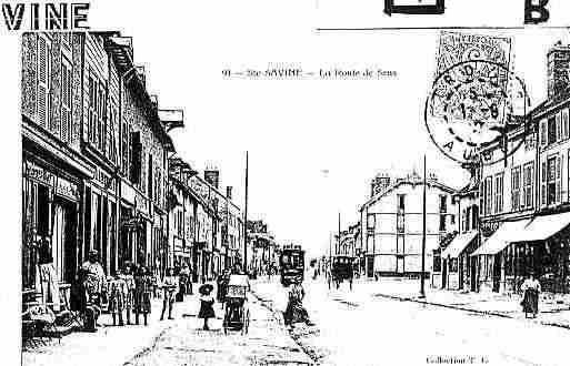 Ville de SAINTESAVINE Carte postale ancienne
