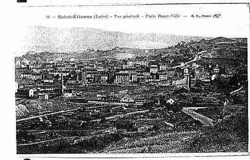 Ville de SAINTETIENNE Carte postale ancienne
