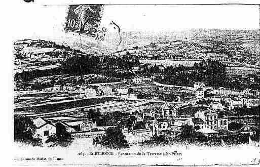 Ville de SAINTETIENNE Carte postale ancienne