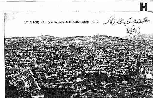 Ville de SAINTETIENNE Carte postale ancienne